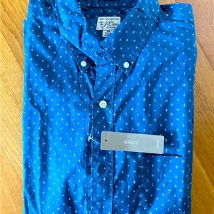 NWT J.Crew Slim Long Sleeve Button Down Sz M